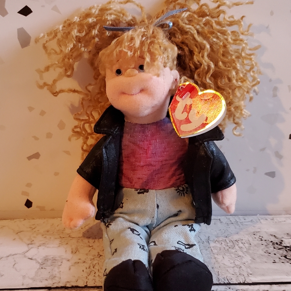 TY Teenie Beanie Bopper Paula Plappertasche doll 2002
